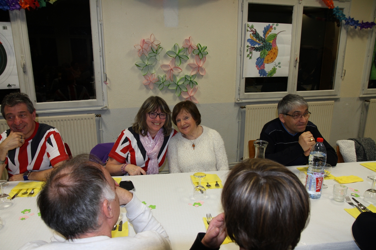 Repas annuel du club 25 mars 2017. 